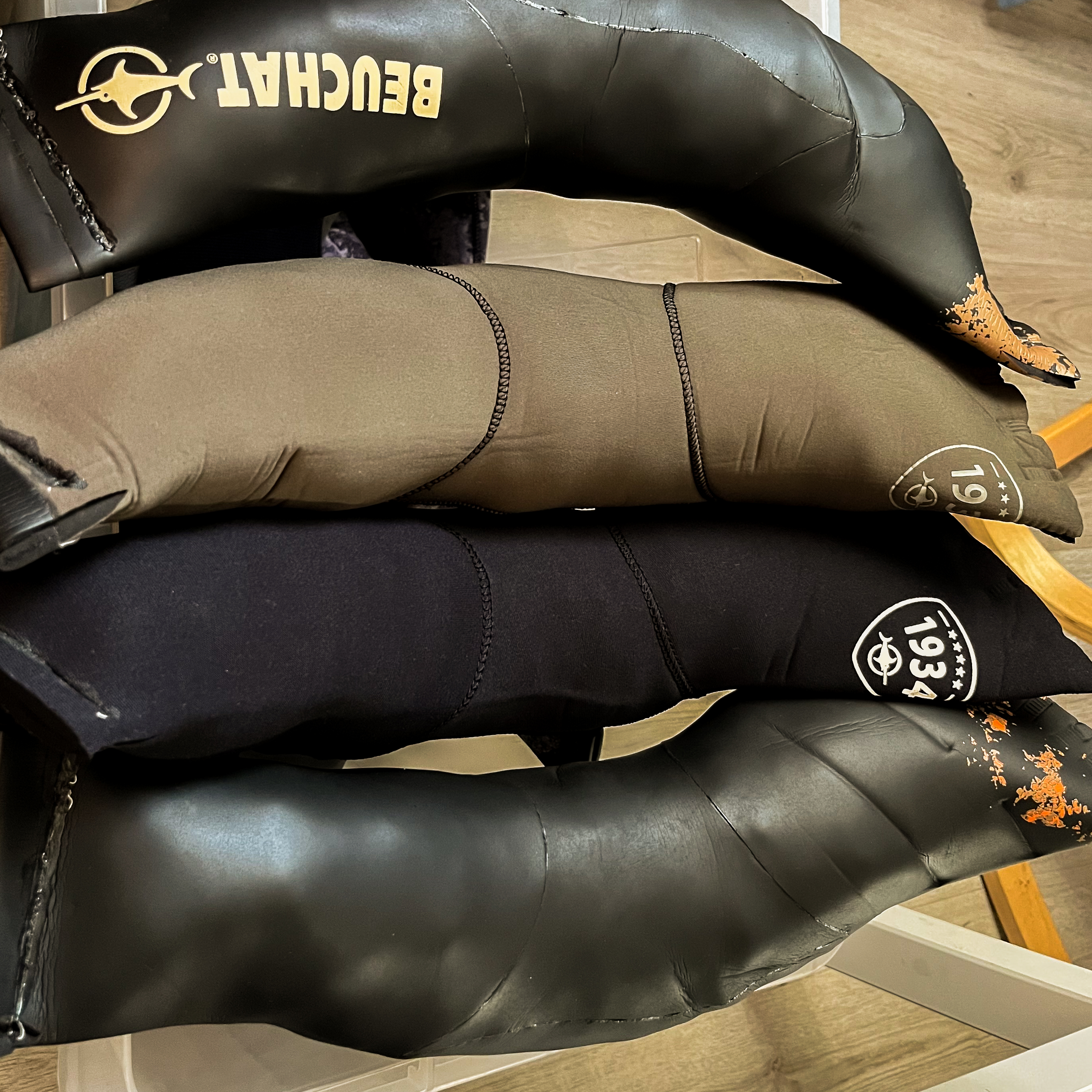 Committed diver